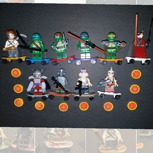 NEW TMNT MINI FIGURES 10 PCS